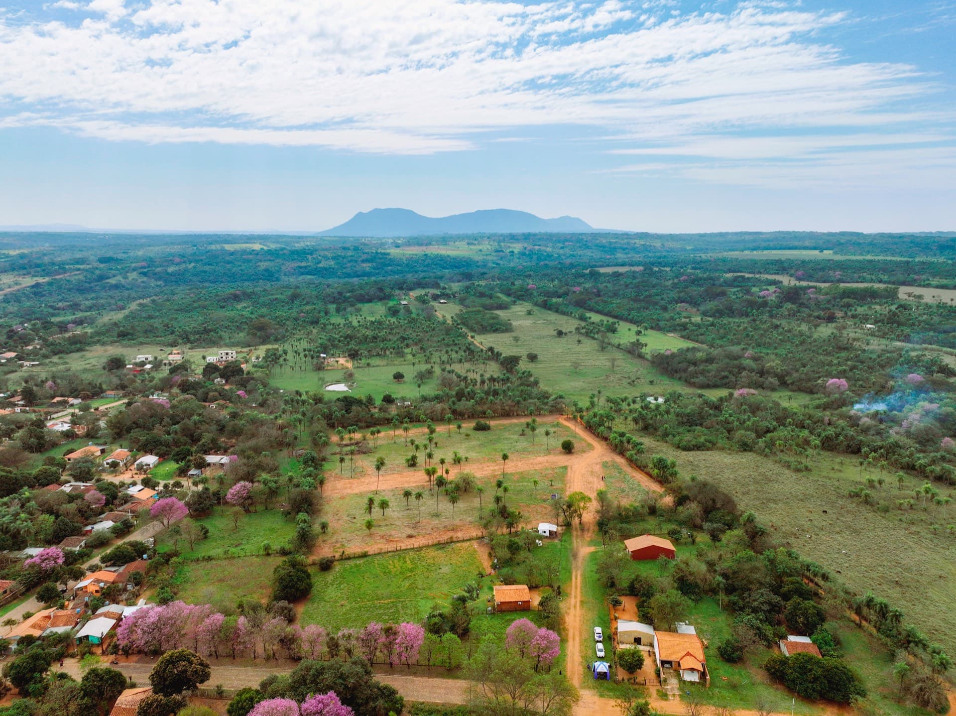 Vista aérea de terrenos en Paraguay - Irún Propiedades